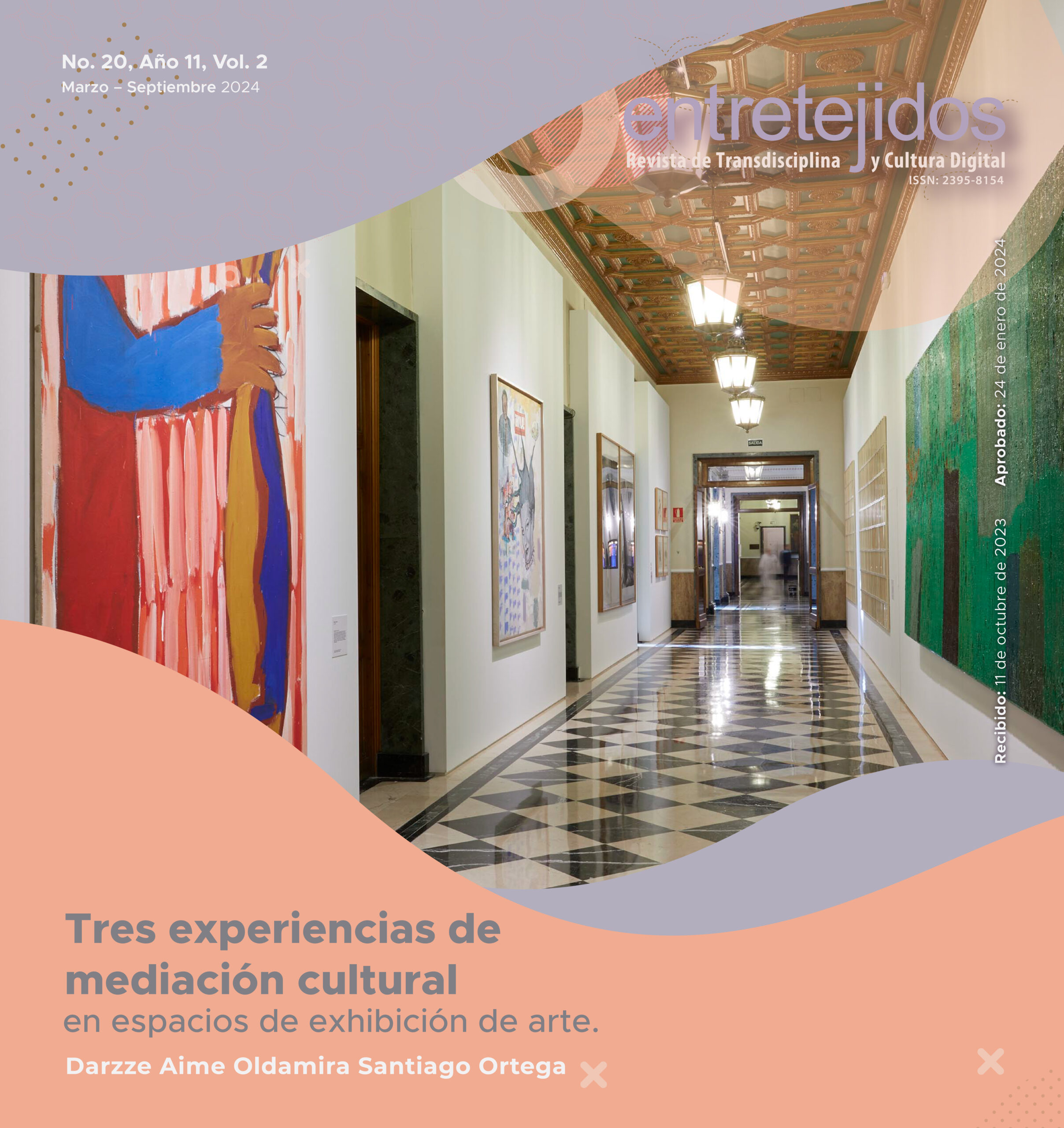 Tres experiencias de mediación cultural en espacios de exhibición de arte.
